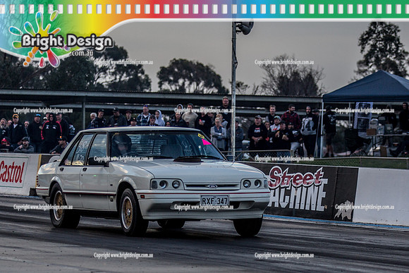 Holden Powered Nationals Drag Racing @ Heathcote Park Raceway Sat 6 May 2017 (5124)  318  RXF347
