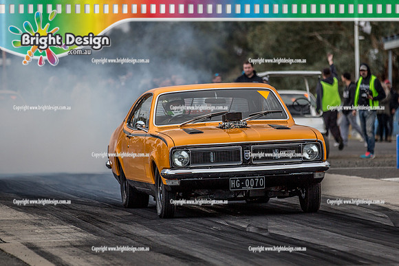 Holden Powered Nationals Drag Racing @ Heathcote Park Raceway Sat 6 May 2017 (4906)  HG0070 VUGS