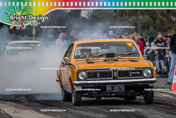 Holden Powered Nationals Drag Racing @ Heathcote Park Raceway Sat 6 May 2017 (4905)  HG0070 VUGS