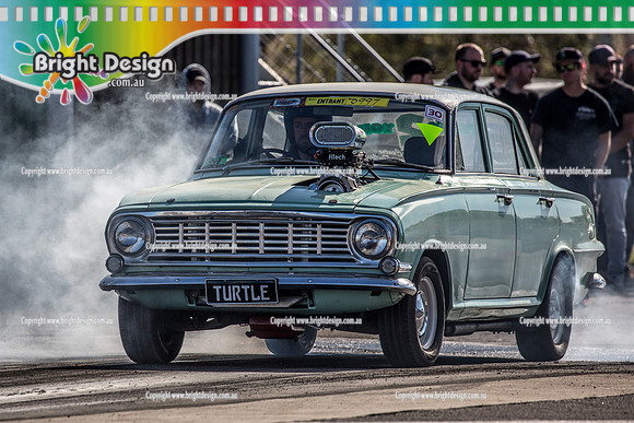 Holden Powered Nationals Drag Racing @ Heathcote Park Raceway Sat 6 May 2017 (4735)  414 TURTLE