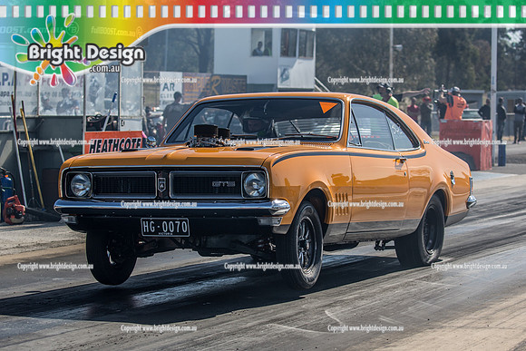 Holden Powered Nationals Drag Racing @ Heathcote Park Raceway Sat 6 May 2017 (4494)  HG0070 VUGS