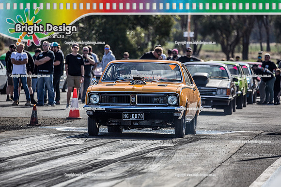 Holden Powered Nationals Drag Racing @ Heathcote Park Raceway Sat 6 May 2017 (4488)  HG0070 VUGS