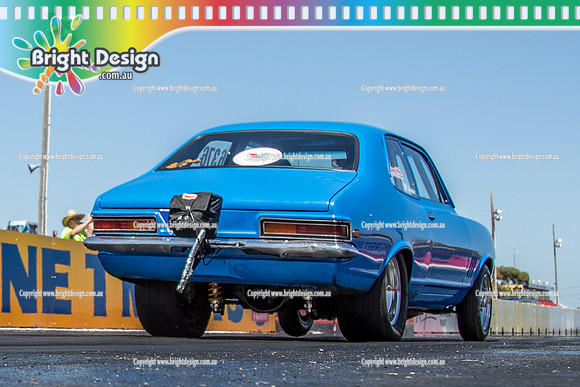 APSA @ Calder Park Drag Racing  Saturday 25 Feb 2017 (78665)  6376 BLUE TORANA