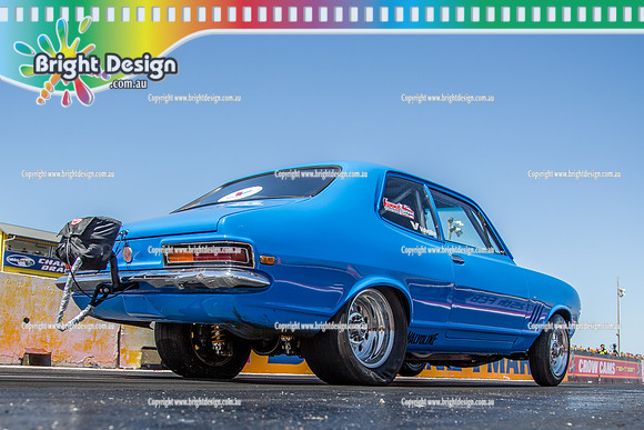 APSA @ Calder Park Drag Racing  Saturday 25 Feb 2017 (78663)  6376 BLUE TORANA