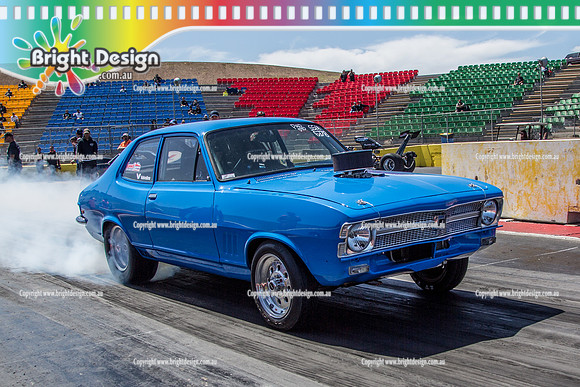 APSA @ Calder Park Drag Racing  Saturday 25 Feb 2017 (78661)  6376 BLUE TORANA