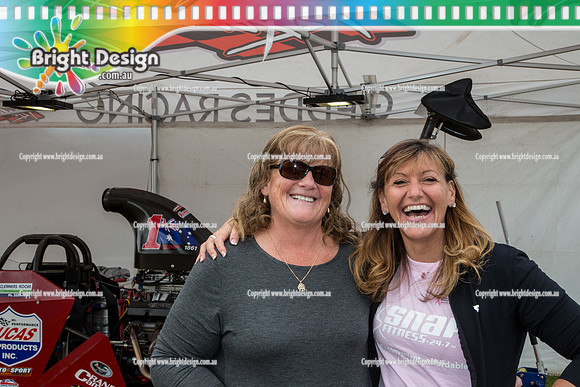 ANDRA Drag Racing Finals in Adelaide @ AIR   31 March 2017  (8021)  CRAIG GEDDES AUDREY BAKER  1861 crew