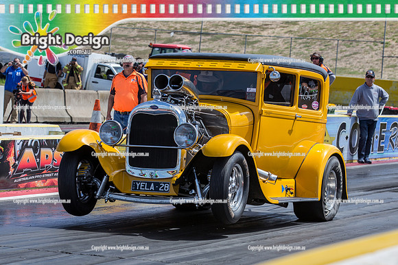 APSA @ Calder Park Drag Racing  Saturday 25 Feb 2017 (78470)  YELA28