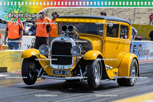 APSA @ Calder Park Drag Racing  Saturday 25 Feb 2017 (78469)  YELA28