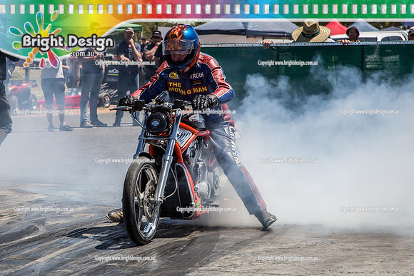 Race for Pride Drag Racing @ Swan Hill Sun 27 Nov 2016 (4013)  BIKE  4129 GORDON CRAWFORD