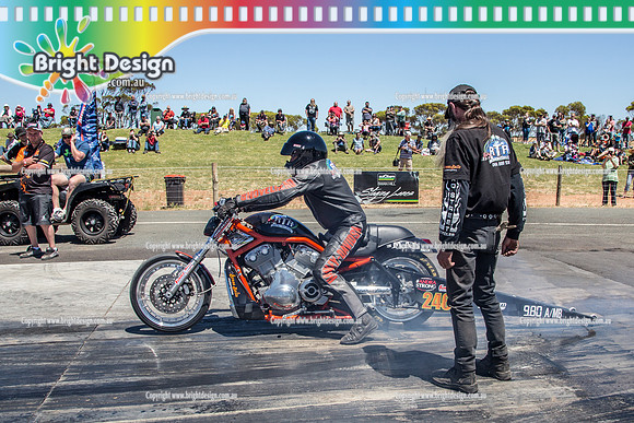 Race for Pride Drag Racing @ Swan Hill Sun 27 Nov 2016 (4007)  2468 BIKE DANY RICKARD