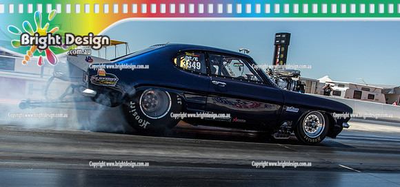 Race for Pride Drag Racing @ Swan Hill Sun 27 Nov 2016 (4099)  3349 ARTHUR Yannitsios Capri  WILD BUNCH