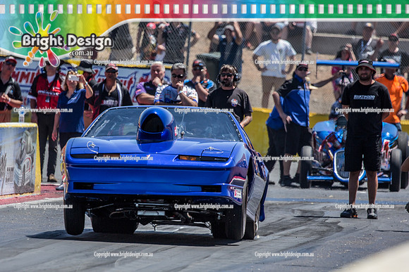 ANDRA Australian Nationals @ Calder Park Raceway  Sunday 29 JAN 2017   (75677)   310 MICHAEL CAROSCIO BLUE FIREBIRD