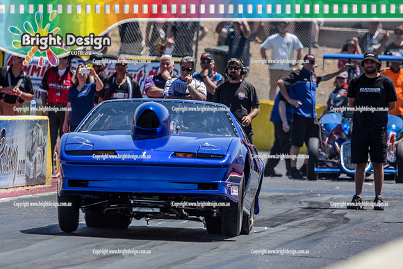 ANDRA Australian Nationals @ Calder Park Raceway  Sunday 29 JAN 2017   (75678)  310 MICHAEL CAROSCIO BLUE FIREBIRD