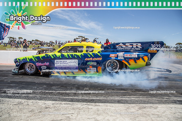 Race for Pride Drag Racing @ Swan Hill Sat 26 Nov 2016 (3190)  3623 MIKE TRAHAR WILD BUNCH