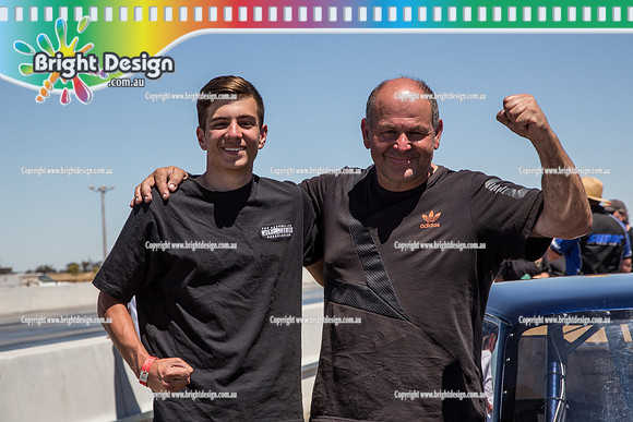 Race for Pride Drag Racing @ Swan Hill Sun 27 Nov 2016 (4304)   3349 ARTHUR Yannitsios Capri crew  WILD BUNCH