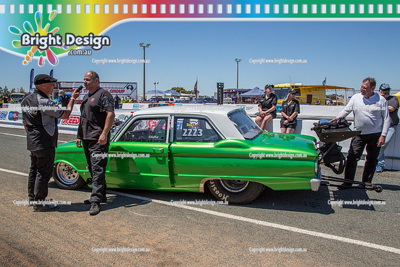 Race for Pride Drag Racing @ Swan Hill Sun 27 Nov 2016 (4264)  2223 MICK SUTTON 3349 ARTHUR  WILD BUNCH