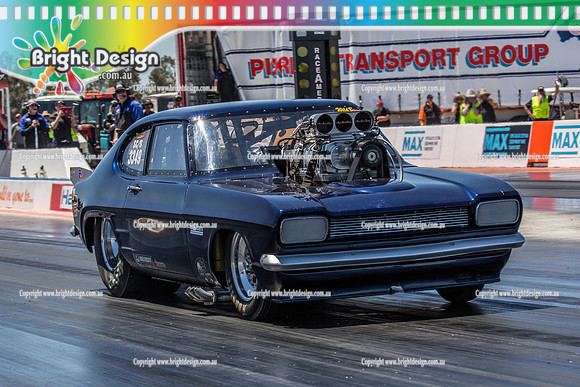 Race for Pride Drag Racing @ Swan Hill Sun 27 Nov 2016 (4232)  3349 ARTHUR Yannitsios Capri  WILD BUNCH