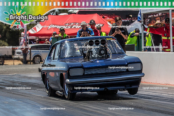 Race for Pride Drag Racing @ Swan Hill Sun 27 Nov 2016 (4230)  3349 ARTHUR Yannitsios Capri  WILD BUNCH