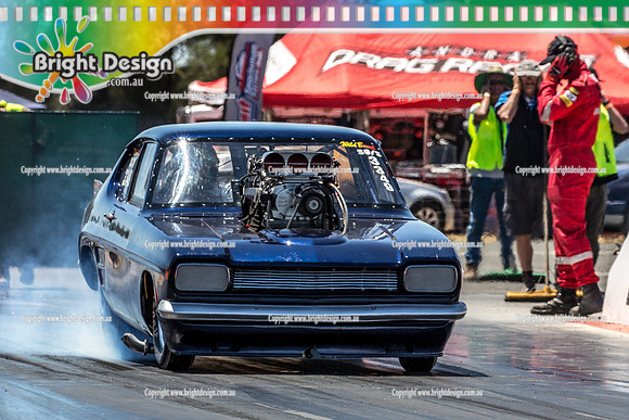 Race for Pride Drag Racing @ Swan Hill Sun 27 Nov 2016 (4223)  3349 ARTHUR Yannitsios Capri  WILD BUNCH