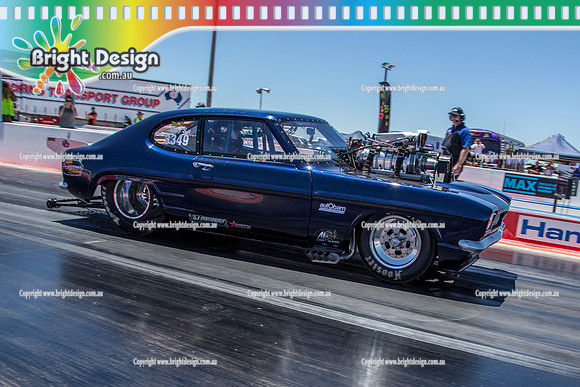 Race for Pride Drag Racing @ Swan Hill Sun 27 Nov 2016 (4107)  3349 ARTHUR Yannitsios Capri  WILD BUNCH