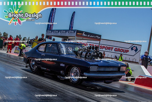 Race for Pride Drag Racing @ Swan Hill Sun 27 Nov 2016 (4105)   3349 ARTHUR Yannitsios Capri  WILD BUNCH