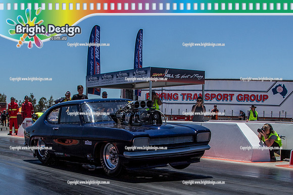 Race for Pride Drag Racing @ Swan Hill Sun 27 Nov 2016 (4104)   3349 ARTHUR Yannitsios Capri  WILD BUNCH