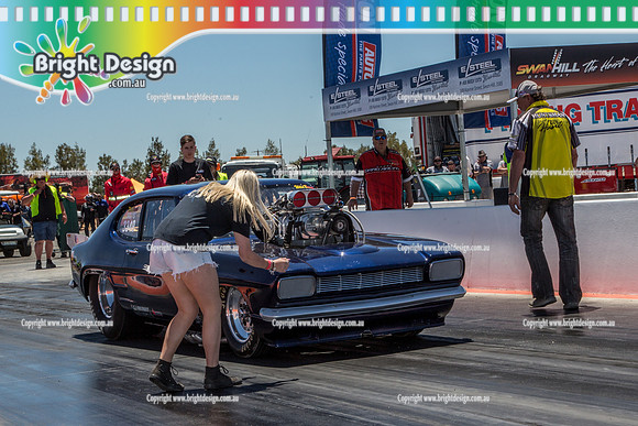Race for Pride Drag Racing @ Swan Hill Sun 27 Nov 2016 (4103)  3349 ARTHUR Yannitsios Capri  WILD BUNCH