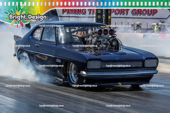 Race for Pride Drag Racing @ Swan Hill Sun 27 Nov 2016 (4225)  3349 ARTHUR Yannitsios Capri  WILD BUNCH