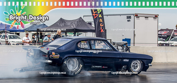 Race for Pride Drag Racing @ Swan Hill Sat 26 Nov 2016 (3375)  3349 ARTHUR Yannitsios Capri crew  WILD BUNCH