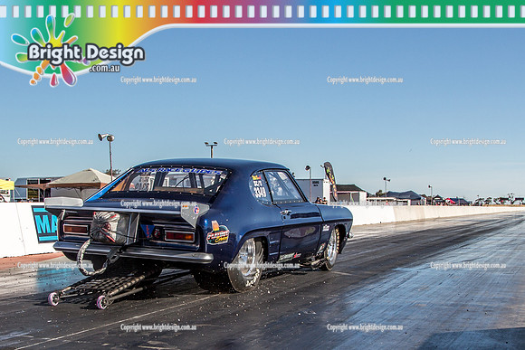 Race for Pride Drag Racing @ Swan Hill Sat 26 Nov 2016 (3893)  3349 ARTHUR Yannitsios Capri crew  WILD BUNCH