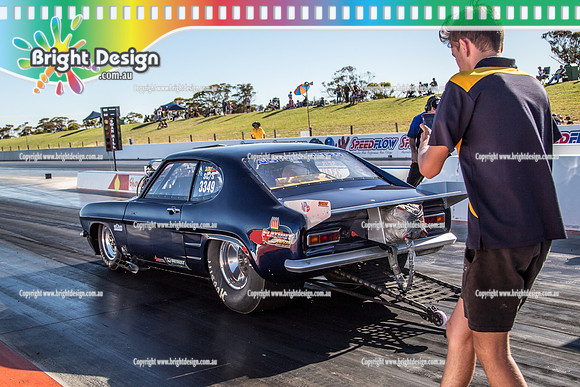 Race for Pride Drag Racing @ Swan Hill Sat 26 Nov 2016 (3891)  3349 ARTHUR Yannitsios Capri crew  WILD BUNCH