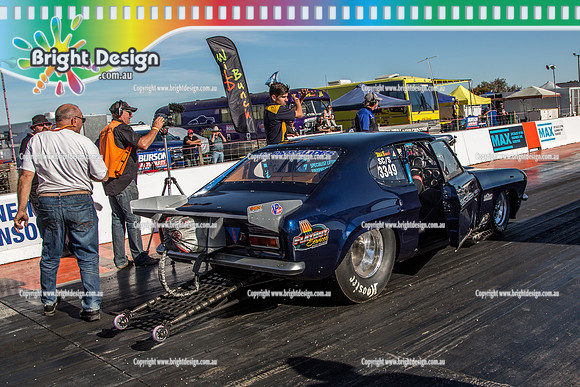 Race for Pride Drag Racing @ Swan Hill Sat 26 Nov 2016 (3886)  3349 ARTHUR Yannitsios Capri crew  WILD BUNCH