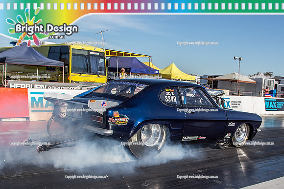 Race for Pride Drag Racing @ Swan Hill Sat 26 Nov 2016 (3877)  3349 ARTHUR Yannitsios Capri crew  WILD BUNCH