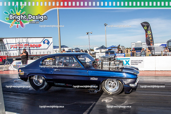 Race for Pride Drag Racing @ Swan Hill Sat 26 Nov 2016 (3874)  3349 ARTHUR Yannitsios Capri crew  WILD BUNCH