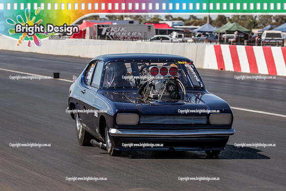 Race for Pride Drag Racing @ Swan Hill Sat 26 Nov 2016 (3723)  3349 ARTHUR Yannitsios Capri crew  WILD BUNCH