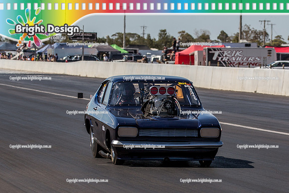 Race for Pride Drag Racing @ Swan Hill Sat 26 Nov 2016 (3722)  3349 ARTHUR Yannitsios Capri crew  WILD BUNCH