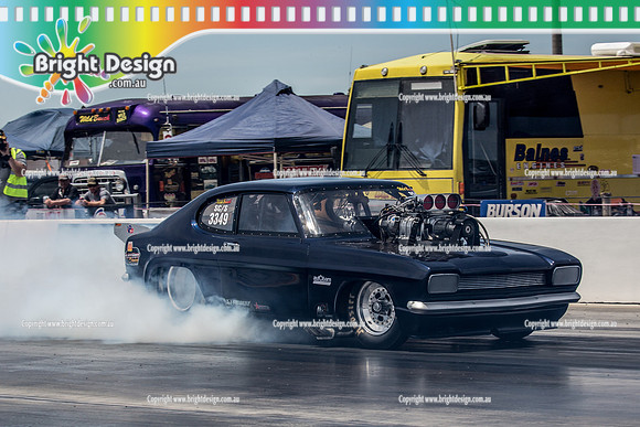 Race for Pride Drag Racing @ Swan Hill Sat 26 Nov 2016 (3374)  3349 ARTHUR Yannitsios Capri crew  WILD BUNCH