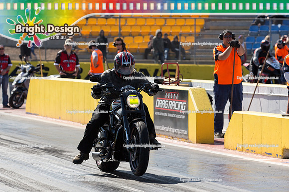 ANDRA Street Outlaws Drag Racing Quals Rnd 5 @ Calder Park 24 September 2014 (24230)  BIKE