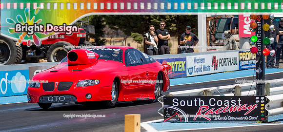 Fuchs South Coast Raceway ANDRA Summit Series Rnd 7 @ Portland SAT 16 JAN 2016 (15275)  1110  GTO   DARREN SALIBA CREATIVE CONCR