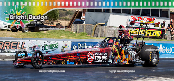 Fuchs South Coast Raceway ANDRA Summit Series Rnd 7 @ Portland SAT 16 JAN 2016 (15128)  DIAL BEFORE YOU DIG 1406 SHANE WYND
