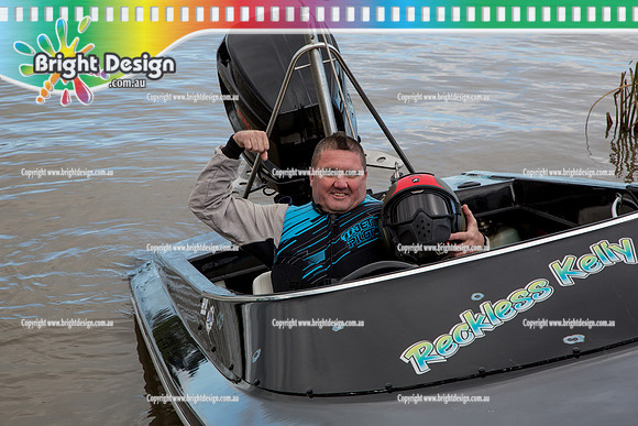 VDBC -Victorian Drag Boat Club - Race Day 15 May 2016 @ National Watersports Centre NWSC (9822)_  RECKLESS KELLY