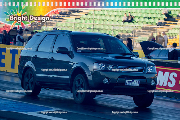 King of the Hill Off Street Drag Racing @ Calder Park Drag Racing Fri 14 OCT 2016  (59320)  TERRITORY ZMM423