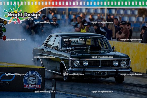 King of the Hill Off Street Drag Racing @ Calder Park Drag Racing Fri 14 OCT 2016  (59301)  5216  KYA844 KENNY