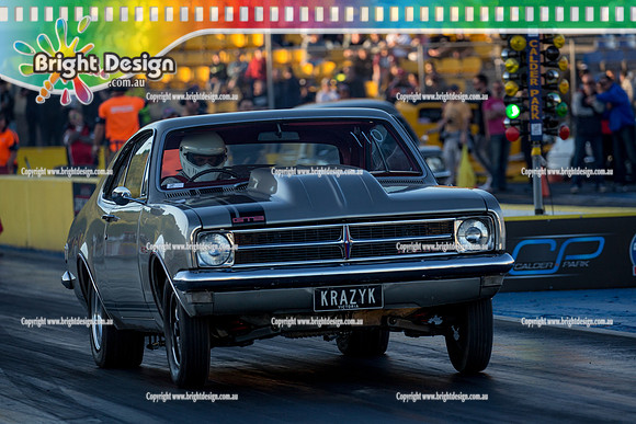 King of the Hill Off Street Drag Racing @ Calder Park Drag Racing Fri 14 OCT 2016  (59284)    KRAZYK