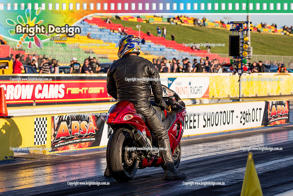 King of the Hill Off Street Drag Racing @ Calder Park Drag Racing Fri 14 OCT 2016  (59188)  BIKE TBC 2016