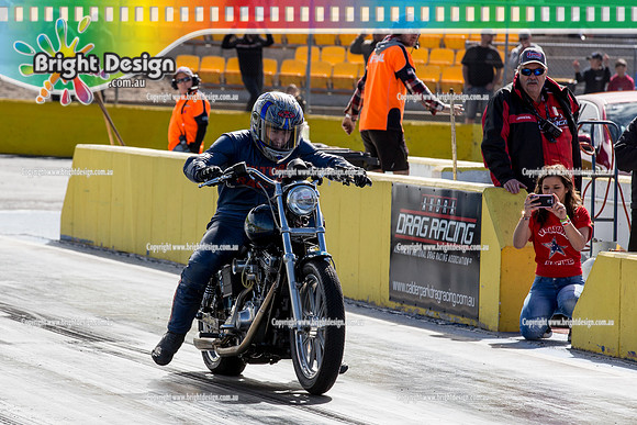 Sunday Funday Off Street Drag Racing @ Calder Park Drag Racing Sun 28 August 2016  (57804)  BIKE 2439