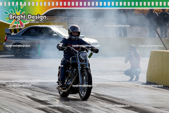 Sunday Funday Off Street Drag Racing @ Calder Park Drag Racing Sun 28 August 2016  (57800)  BIKE 2439