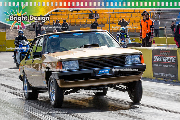 Sunday Funday Off Street Drag Racing @ Calder Park Drag Racing Sun 28 August 2016  (57784)  6204  XD351 BRIAN SYMES NORTON