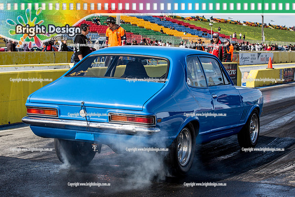 Sunday Funday Off Street Drag Racing @ Calder Park Drag Racing Sun 28 August 2016  (57766)  131  BLUE TORANA