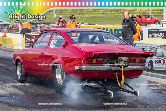 Sunday Funday Off Street Drag Racing @ Calder Park Drag Racing Sun 28 August 2016  (57877)  4637  RED GEMINI  ENIO MARROCCO